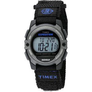 Timex Unisex Expedition Mid-Size Digital CAT Black Fast Wrap Strap Watch